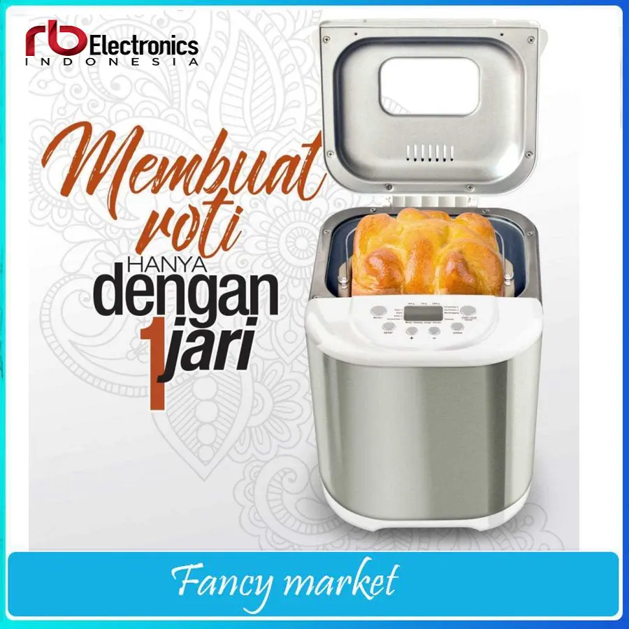 ReBread/ReBread Maker RB250 Mesin Roti Otomatis Dengan 1 Jari - SILVER