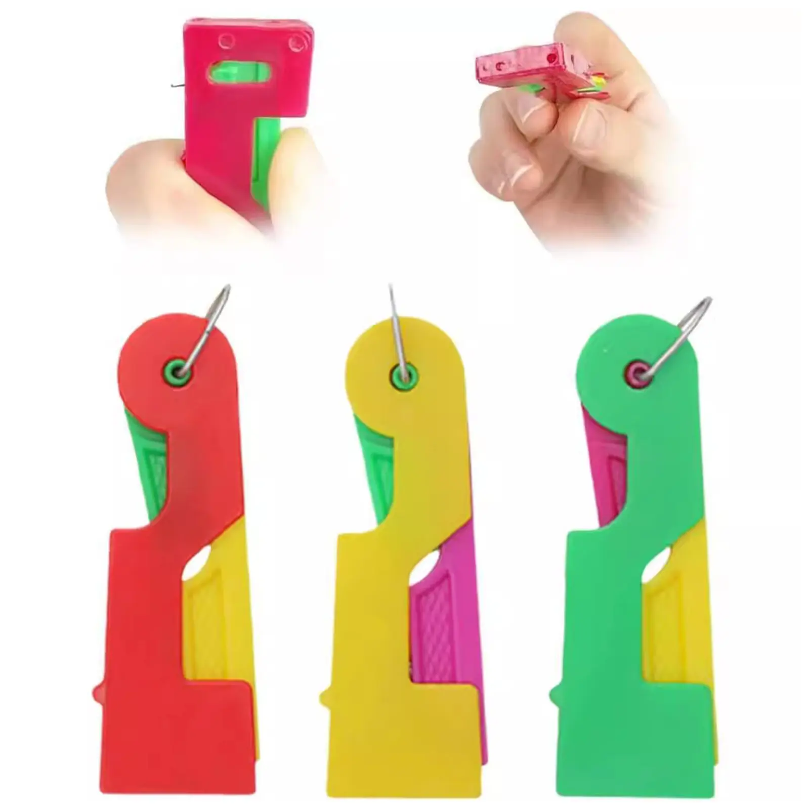 Dụng Cụ Xỏ Kim Tự Động, Có 1 / 3 / 5 / 8 Cái, Chất Liệu Nhựa, Hỗ Trợ Kỹ Thuật May Vá, Phụ Kiện May Vá Tay, Thích Hợp Cho Thêu Và Khâu Thủ Công