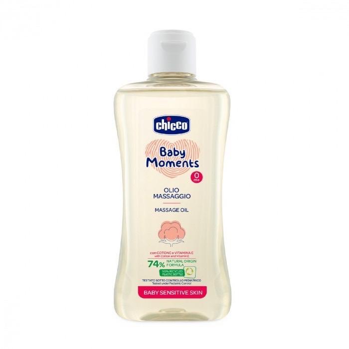 Dầu massage chiết xuất hạt bông chicco 200ml Cho Bé