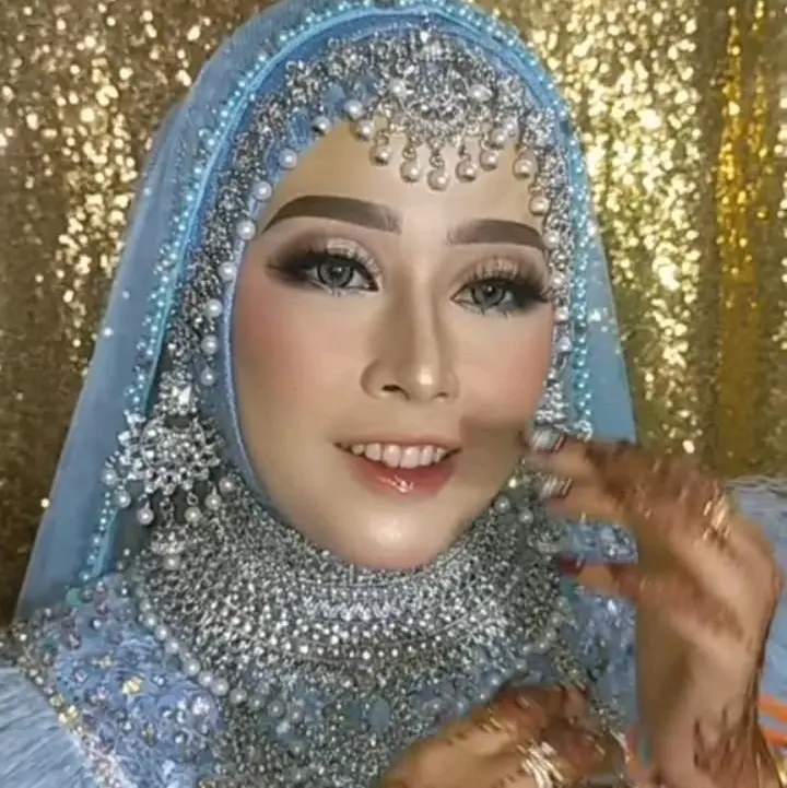 Kalung india pengantin COD New Arrival Baru Asli india import dari india terbaru motif cek out kalung india full set 1 8