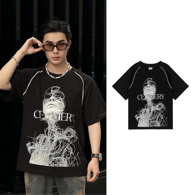 Áo Thun Form Rộng Local Brand Chính Hãng CEMMERY Dynamic Tee Black Menswear Top