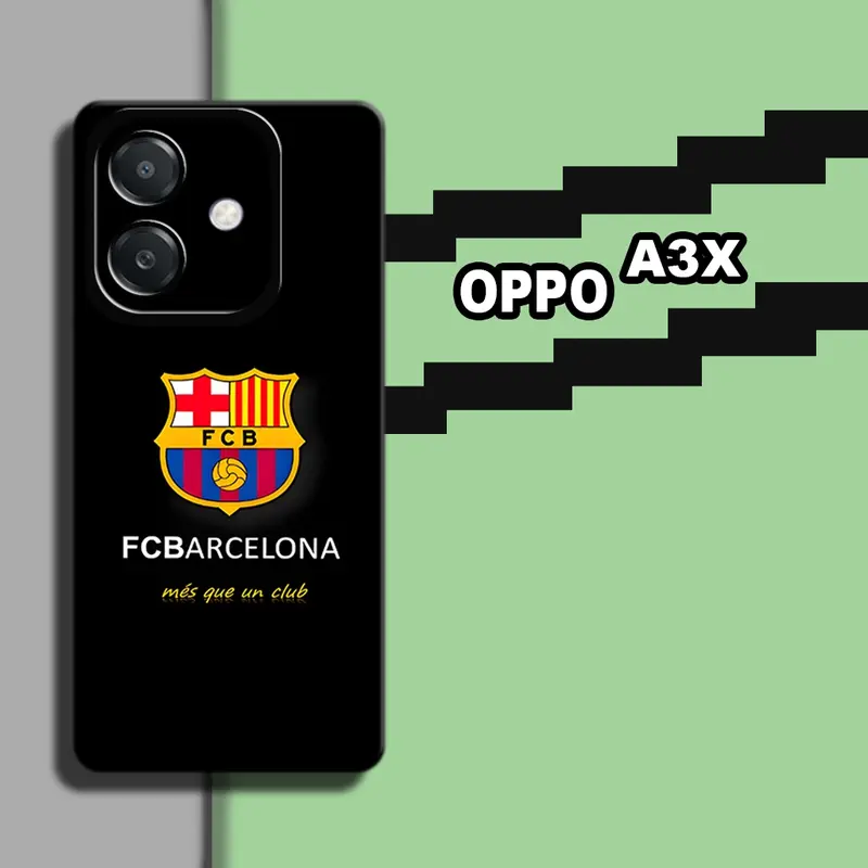 Caseologic Softcase Procamera Kompatible Untuk Hp Oppo A3X Terbaru 2024 Motif Bola- Pelindung Handphone - OPPO - Softcase Bahan Karet.. Protection Silikon Casing Smartphone 3
