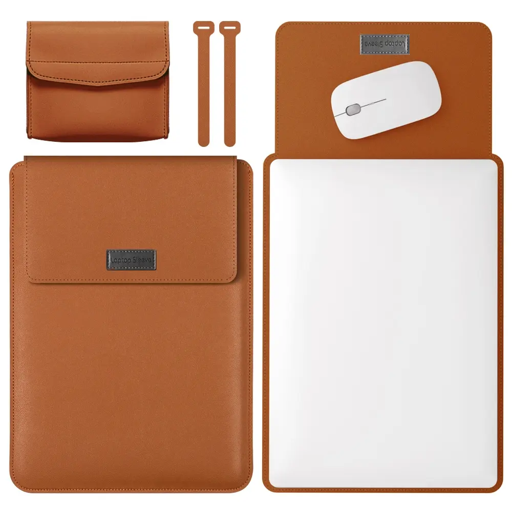 Laptop case 13.3 14 15-inch Pro case ultra-thin protective cover PU leather cover for MacBook Air 12