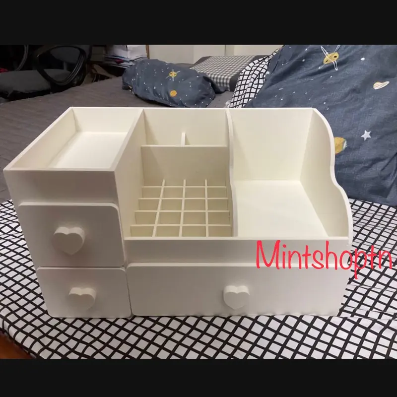 Kệ mĩ phẩm max trắng full ô son 35cm sang chảnh Kitchen 6