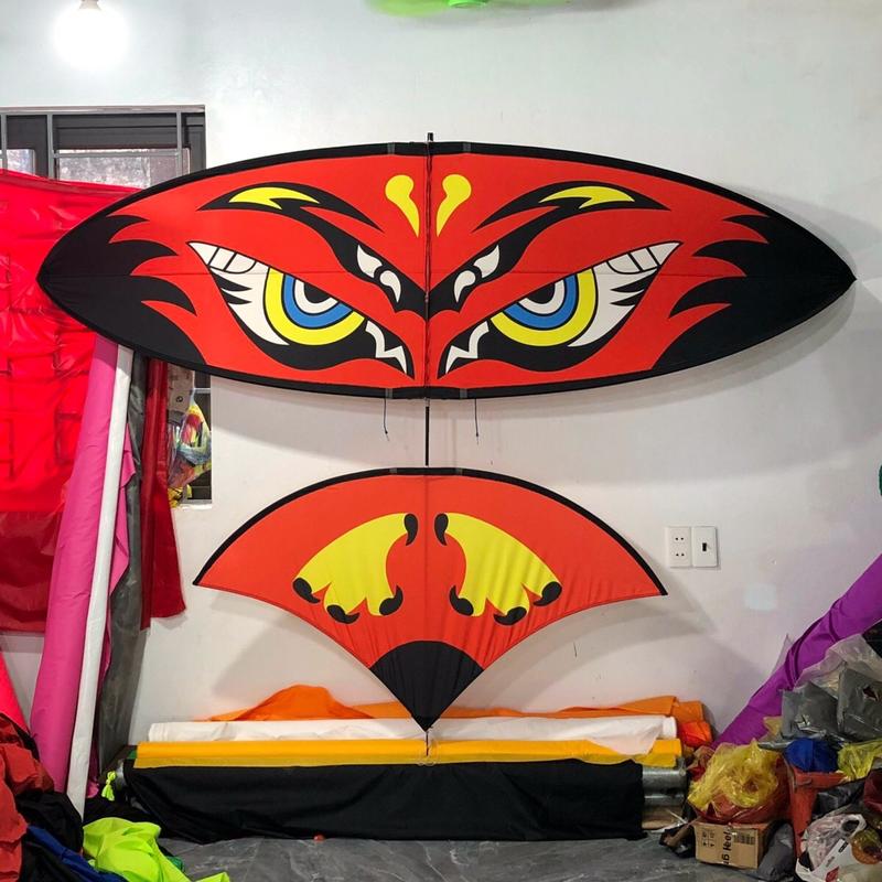 Diều cacbon 1m7,2m cú đỏ lắp ghép đẹp nét