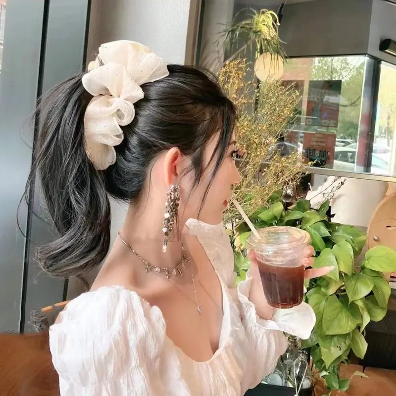 Kẹp Tóc Bướm, Ngọt Ngào Và Thanh Lịch, Phong Cách Ab, Cỡ Lớn, Dành Cho Phụ Nữ Và Trẻ Em Gái, Kẹp Cá Mập, Phụ Kiện Đội Đầu 1