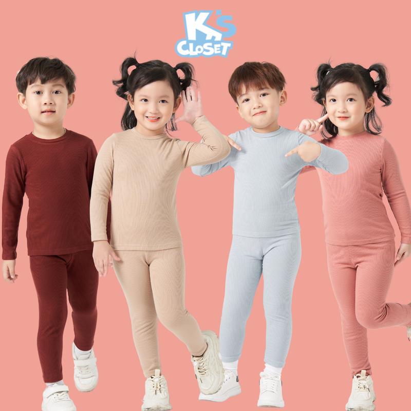 KT09TWF, KT318TWF Bộ Quần Áo Giữ Nhiệt Cho Trẻ Em Từ (2 - 10 Tuổi) (10Kg - 42Kg)