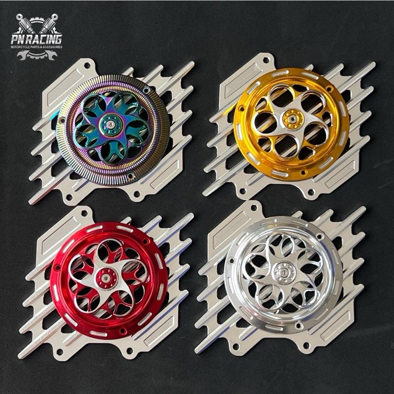 Che két nước Vario Click 125-150 Sh mode các dòng xe 2 val + quạt tản nhiệt nhôm cnc 3D lắp như zin - phụ kiện