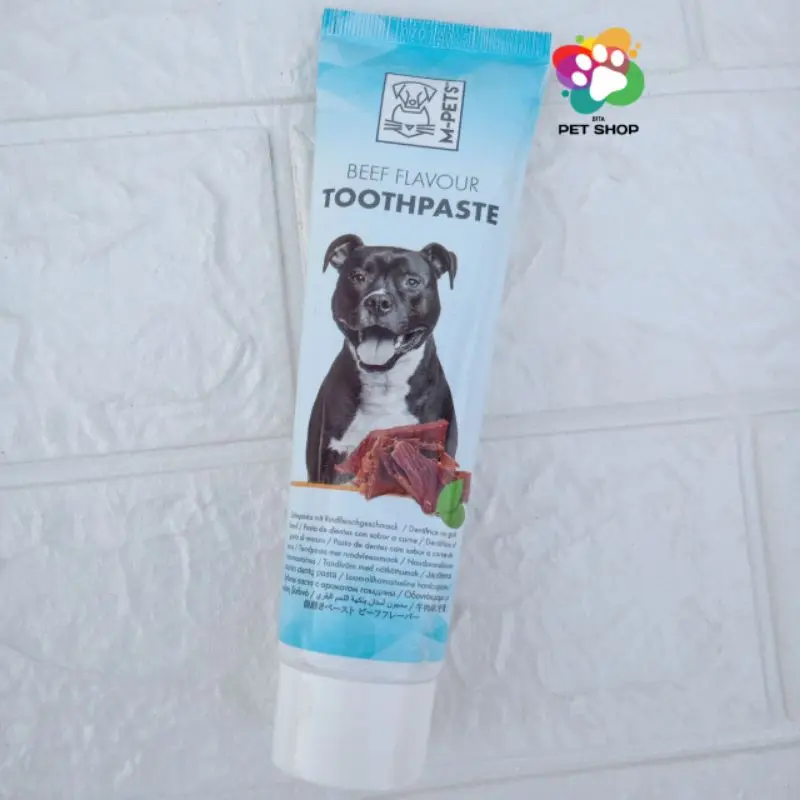 M-Pets Toothpaste Beef / Pasta Gigi Anjing Kucing / Odol Anjing Kucing 1