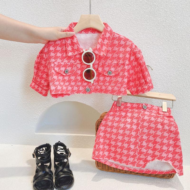 Product Introduction of [363446] - Setelan Jaket Crop Fashion Anak - Motif Fantastic Abstract 30