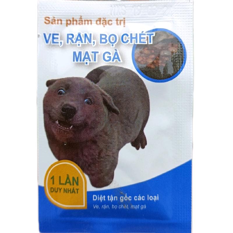 Gói tắm diệt sạch ve rận bọ chét Chó mèo từ thảo dược