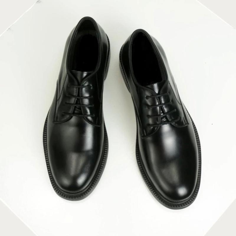  MODERN DERBY Sơn Tùng da bò nhập khẩu gót 3cm đế khâu Thủ Công Giày Da Nam 