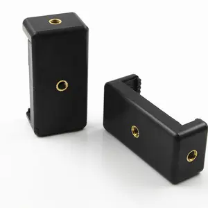 Universal Phone Clip E Bracket Holder Mount ukuran S M L untuk Tripod Monopod Holder kotak