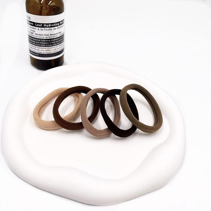 Thun cột tóc cho nữ Hàn Quốc đáng yêu dễ thương - phụ kiện buộc tóc màu trà sưɑ~ nhiều màu Vivica Chun Voi Nhung