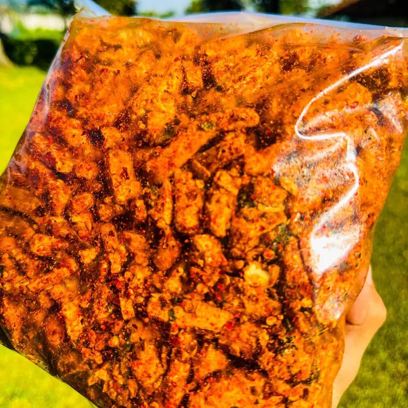 (FLASH SALE) BASRENG PEDAS DAUN JERUK 1kg Spices cemilan  basreng 1