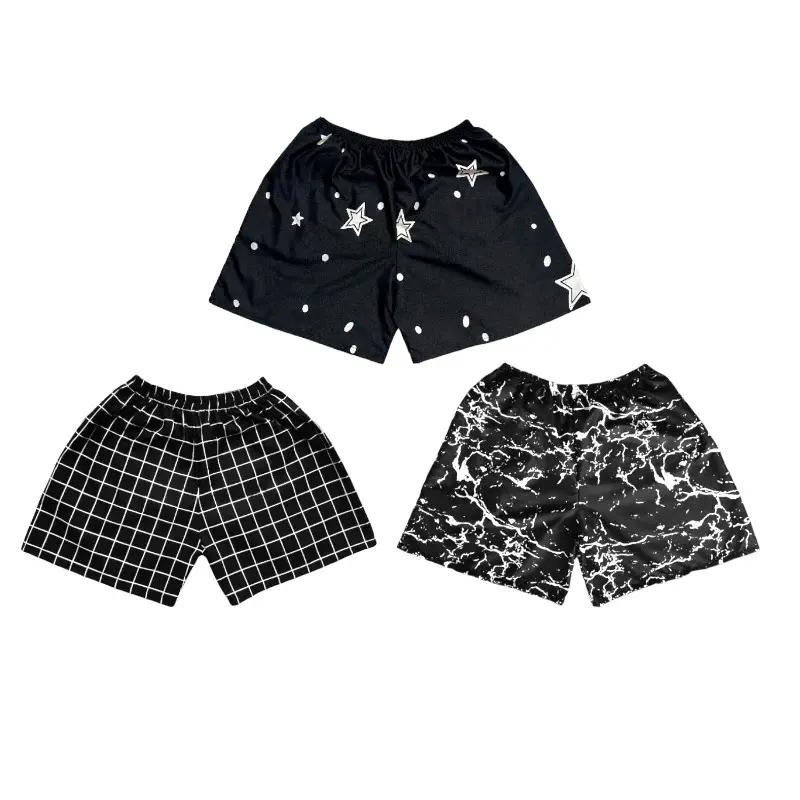 NEW 3 PCS CELANA PENDEK PRIA WANITA UNISEX CELANA SANTAI BAHAN ADEM MOTIF RANDOM Nyaman 4