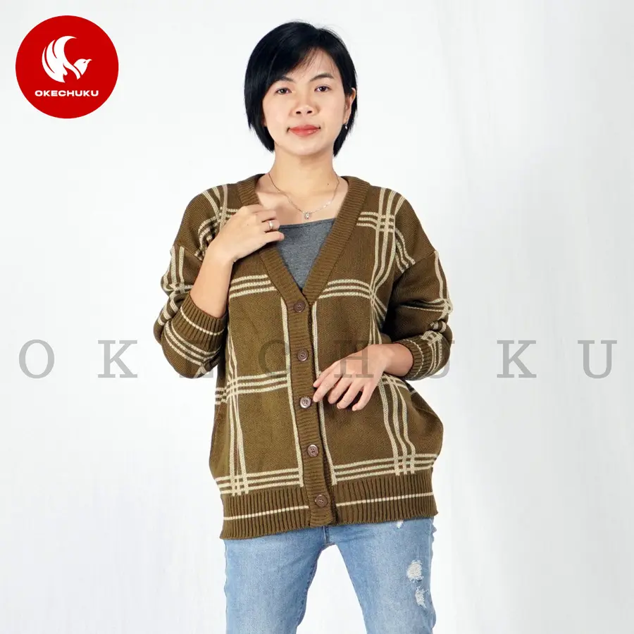 Okechuku CARDIGAN MINGYU Outer Outwear Mingyu Cardigan Korea Kardigan Rajut Pria Wanita
