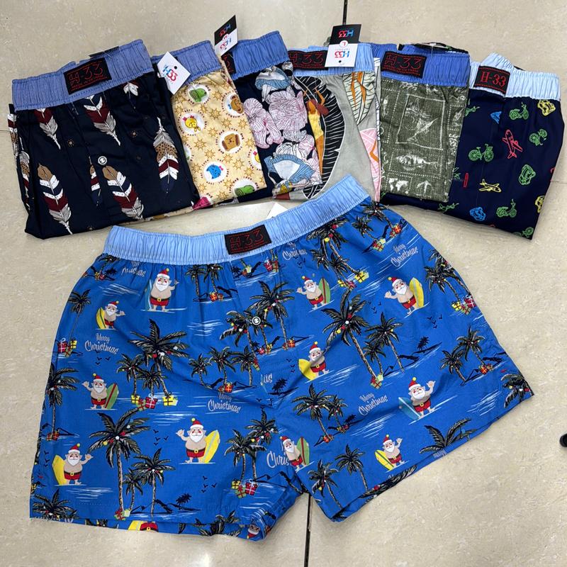  QUẦN NGỦ NAM NỮ H33 - KATE LOẠI 1 CHUẨN - HOẠ TIẾT - HOẠT HÌNH ĐẸP - QUẦN SHORT ĐÙI BIGSIZE NAM NỮ 90kg Quần Boxer 