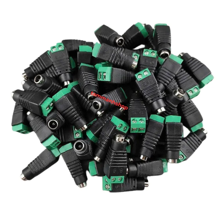Jack nguồn DC Đực, Jack nguồn DC cái.