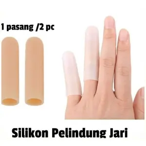 【COD】Pelindung Jari Silikon Anti Lecet Sarung Jari Nyaman untuk Aktivitas Sehari-hari Pemisah Jari Tabung Silikon Pelindung Telapak Tangan Anti Gores dan Melepuh