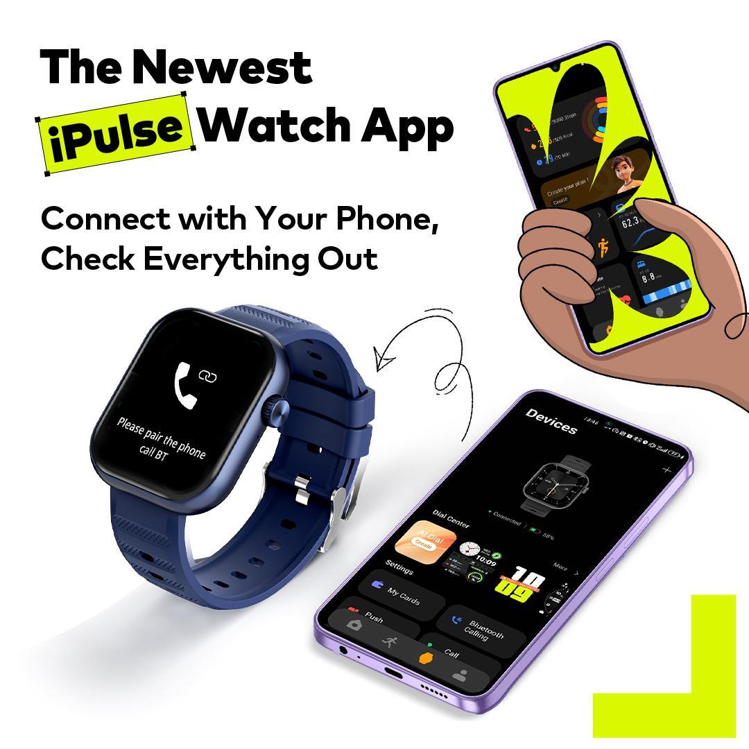 Official itel Smart Watch ISW-O20 AI Watch Face | Pemantau Kesehatan 24 Jam | Layar HD 2.04" | Panggilan BT | Tahan Air IP68 Smartwatch - Black