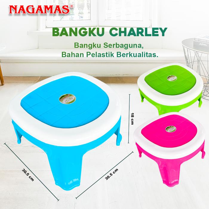 Gambar NAGAMAS Bangku Plastik Charley Kursi Duduk Anak dari Nagamas Official Store Kota Tangerang Tokopedia