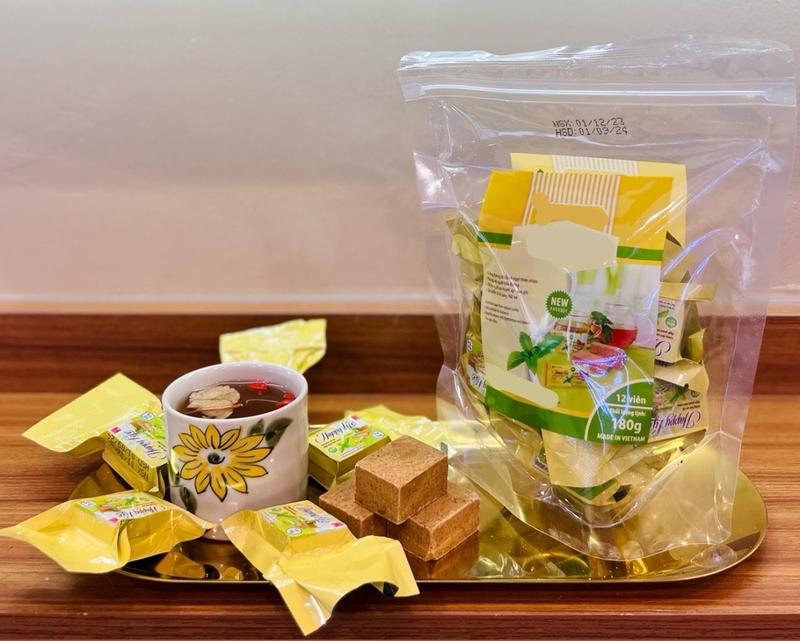  Lương khô happy viên mini  túi zip 180g 12 gói nhỏ 
