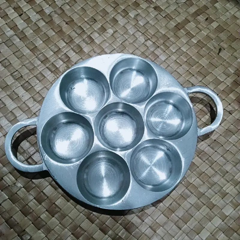 Cetakan Bikang prima standart/Sedang.Apem .Cetakan Bikang Mawar Kitchenware Diameter Lubang 7cm Kedalaman 3 2cm Blakang Tidak Berlubang 2