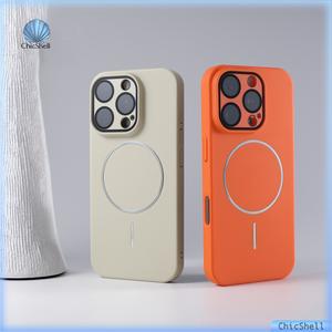 Ốp Điện Thoại Từ Tính, Màu Trơn Bao Gồm Tất Cả, Ốp Cứng, Chống Sốc, Tương Thích Với MagSafe, Cho iPhone 16, 12, 13, 14, 15 Pro Max, 16ProMax