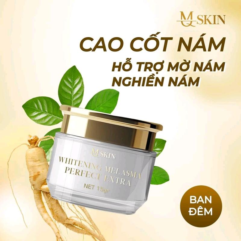 Cao Nám Sâm Vàng ( Ban Đêm )MQSKIN _Hỗ Trợ Nám Tàn Nhang Dành Cho Da Lão Hóa Dung Tích 15g 1