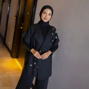 Bynissa - NATALIE OUTER - Outerwear - Cardigan - Vest - Linen - Payet - Allsize -  Baju  Oversize