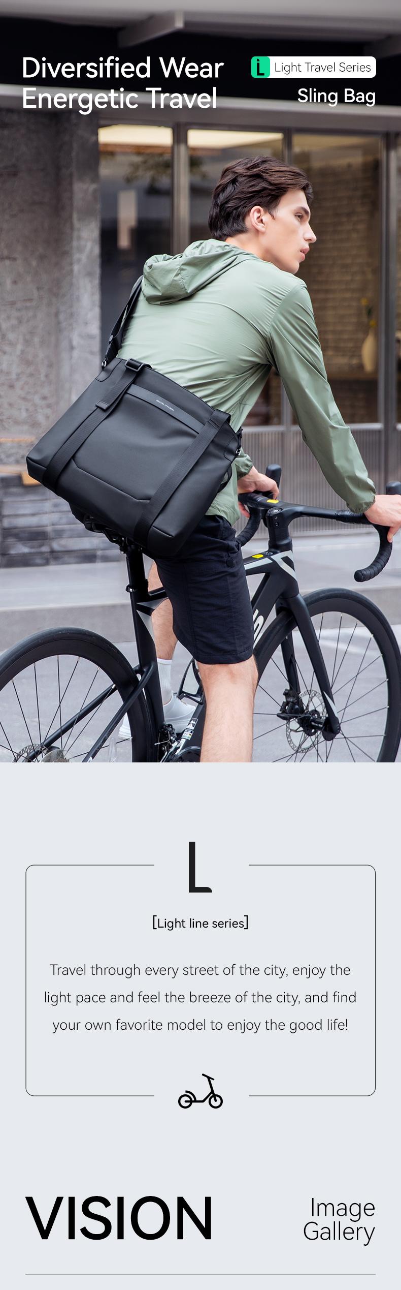 Product Introduction of Mark Ryden multifunctional leather messenger bag men Black Crossbody Bag Large Capacity Stylish Men Shoulder Bag men 1