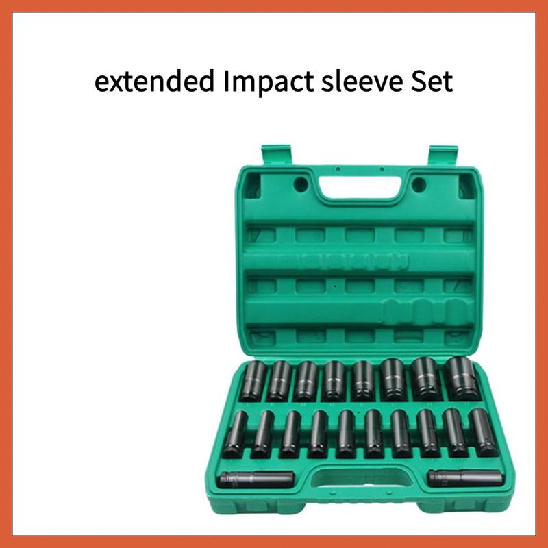 (new) 15/20PCS Impact Socket Set Spanar Box | 1/2