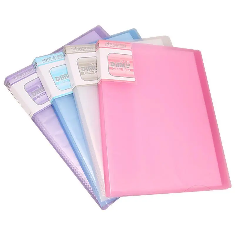 A5 File Folder, 1 Count Transparent File Folder, File Storage Folder, Office Stationery & Supplies for Home School Office 0