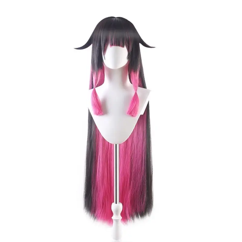 Wig Columbina Cosplay Genshin Impact 105cm untuk Dewasa dan Anak-anak Populer 3