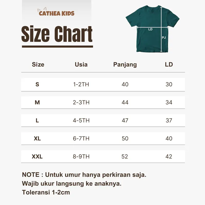 Product Introduction of CATHEA KIDS Croco Hitam KAOS ANAK UNISEX CEWEK COWOK 1-10TAHUN MOTIF KARTUN DAN GAME KEKINIAN 0