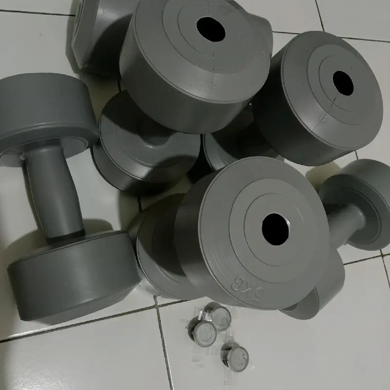 dumbell kosongan/barbel klontongan uk 5kg sepasang (2pcs) 4