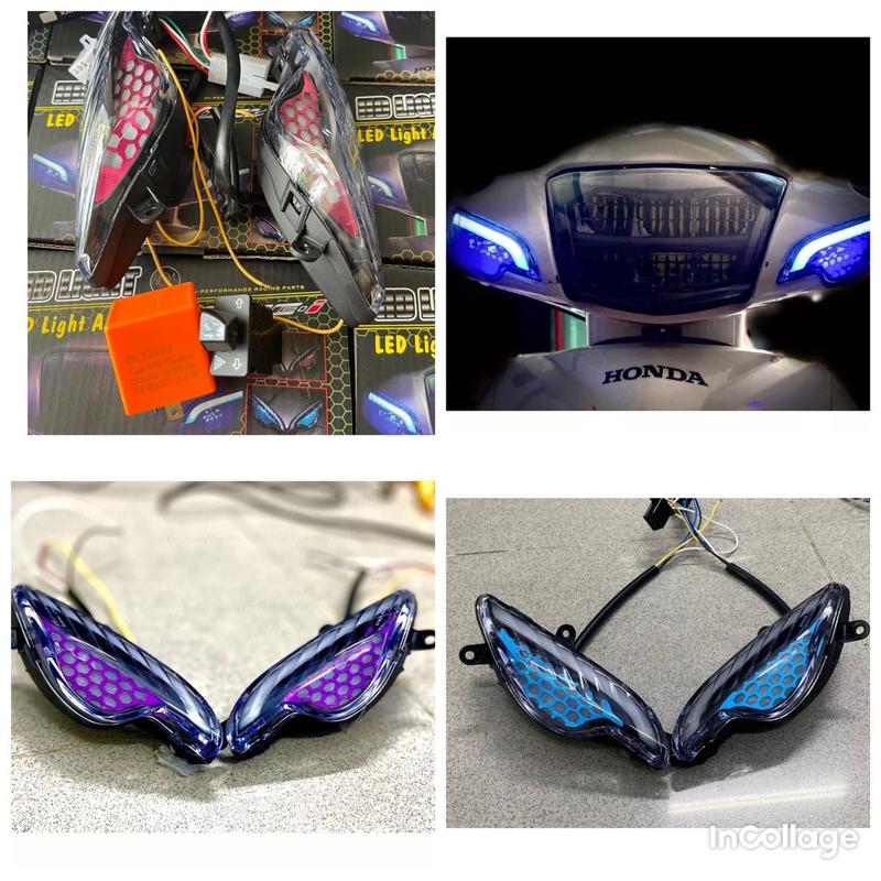 Đèn Xi Nhan Au di + Haza Wave [ Tặng Kèm Công Tắc Haza  Và Cục Chớp ]