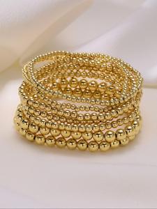 Pulsera Elegante de Cuentas para Mujer, Pulsera Exquisita de Moda, Joyería de Moda como Regalo de Cumpleaños para Novia, Madre y Amigas