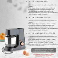 Gambar Signora Mixer De Rosa standing besar large 6.5 lt powerfull 1kg 2kg dari TempatBelanje Kota Administrasi Jakarta Pusat 3 Tokopedia