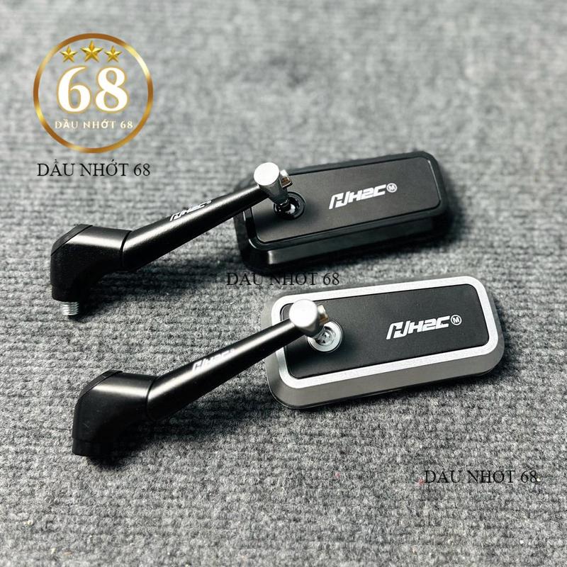 GƯƠNG XE MÁY NHỰA KIỂU H2C VUÔNG TẶNG KÈM ỐC 10li GẮN BÊN TRÁI Phụ Kiện Phụ Tùng