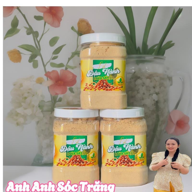 Combo si 3 hộp bột đậu nành nguyên chất rang xay mỗi hộp 500gram