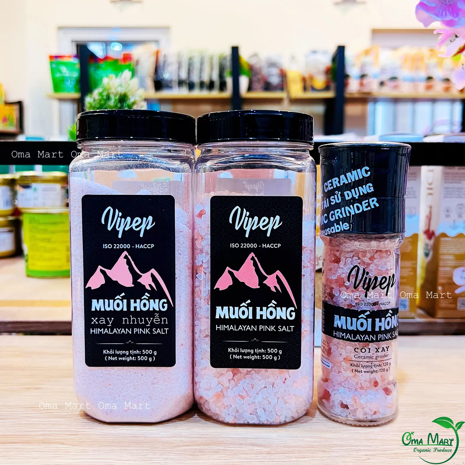 Muối hồng Vipep (dạng hạt, dạng mịn)