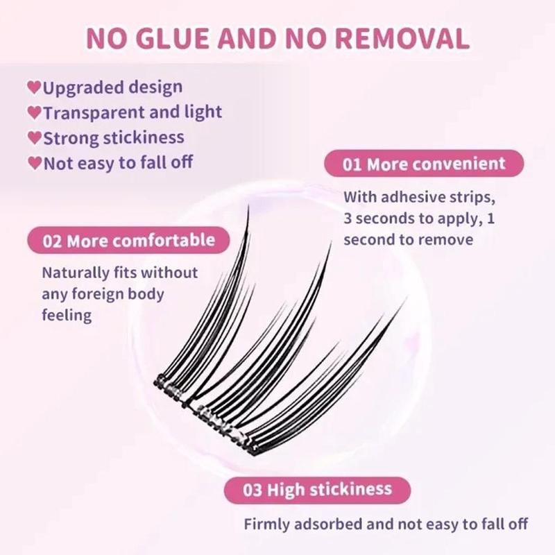 Product Introduction of 【No Need Glue!】glue-free Eyelashes Extension Self-Adhesive Reusable Softer Lashes False Eyelashes Makeup 20
