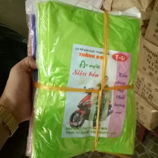 Áo mưa giấy thành đạt giá rẻ 10 cái loại tốt Đồng