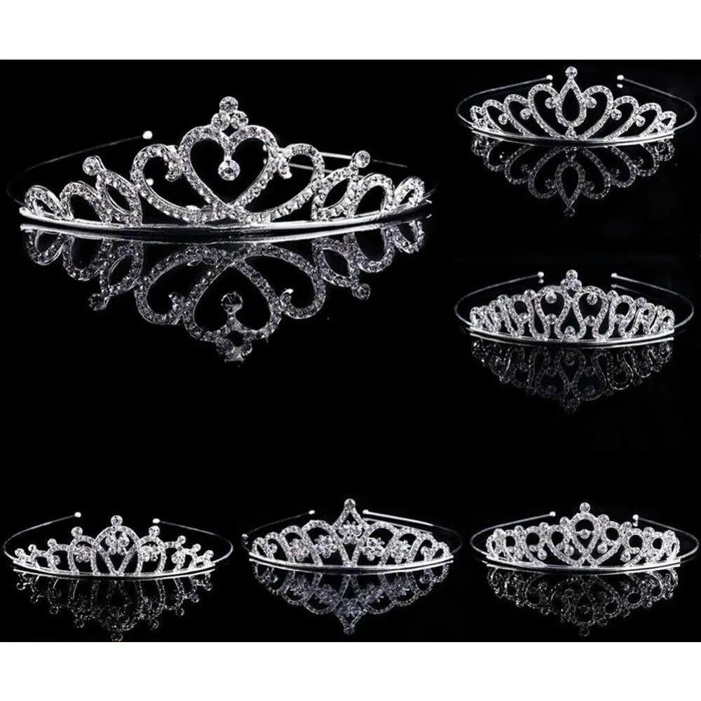 Vương miện hợp kim đính đá chất lượng tốt cho bé gái