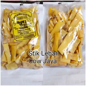 500 gr krupuk Rambak Kulit Sapi SUPER (stik Lebar)  Snacks Krecek