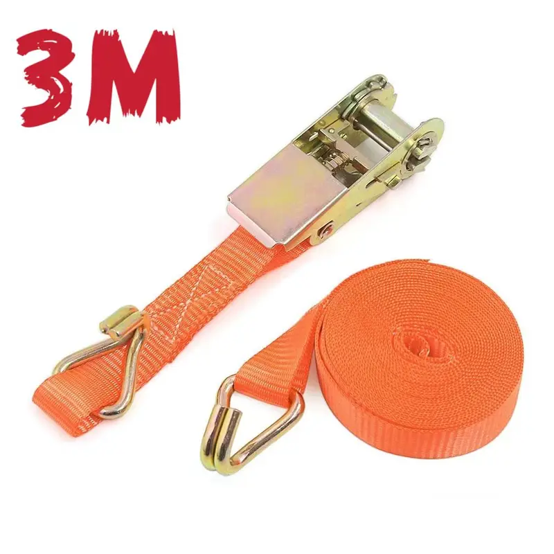 Dây cảo tăng đơ chằng hàng chịu lực 800kg rộng 2.5cm, dùng buộc hàng xe đạp xe máy ô tô, pallet hàng hóa 8