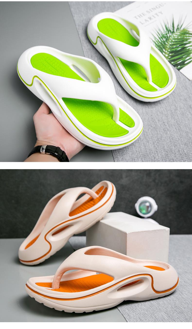 Product Introduction of Dép Xỏ Ngón, Ngoại Cỡ, Dành Cho Nam Giới, Ngoài Trời Mùa Hè, Không Trơn Trượt, Đế Dày, 5Cm, Dép Lê Đi Trong Nhà Bãi Biển, Hàng Mới Về 2024 Đế Bằng DéP 13
