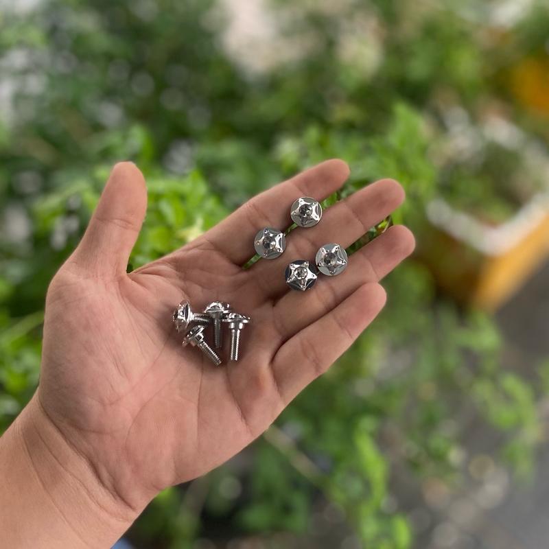 Combo 10 Con Ốc Salaya 5Li Có G Mẫu Bông Gắn Dàn Áo Xe Honda 4